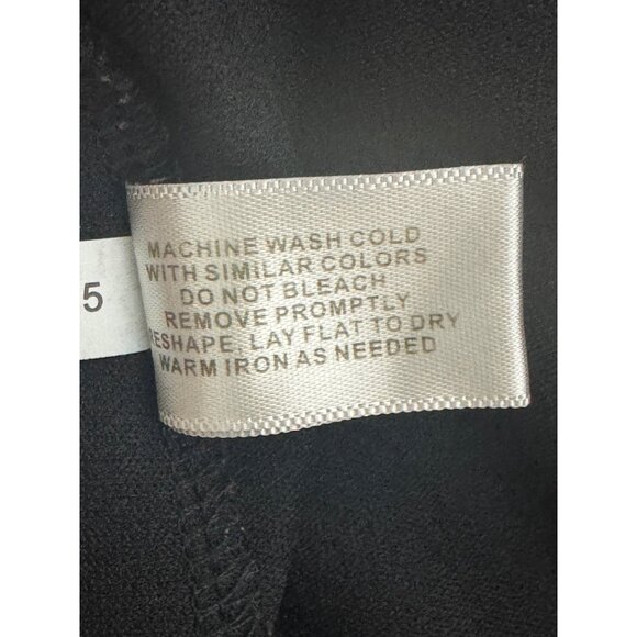 Boston Proper Beyond Travel Black Cutout 3/4 Sleeve Top Shirt Tunic Size XS - Picture 6 of 7